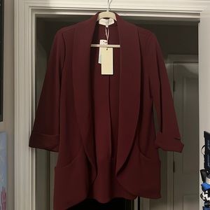 FrenchMauve Melanie Knit Tunic Blazer